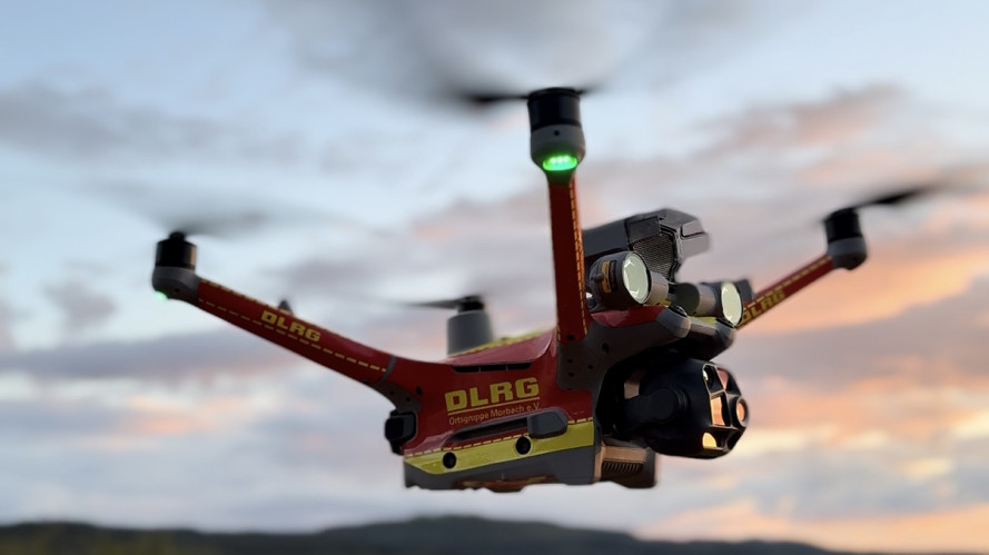 Unsere Einsatzdrohne mit hochauflösender Wärmebildkamera